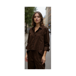 Oversized cotton/linen sett i en nydelig brunfarge lev nov/des. Lys lin lev mars 26.
