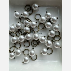 Hvit Perle Maskemarkr