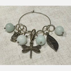 Maskemarkrsett Grnn/ Antikk messing