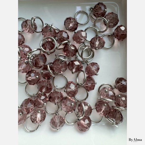 Rosa Diamant Maskemarkr/Slv