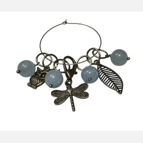 Maskemarkrsett Bl/ Antikk messing