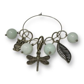 Maskemarkrsett Grnn/ Antikk messing