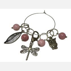 Maskemarkrsett Rosa/ Antikk messing