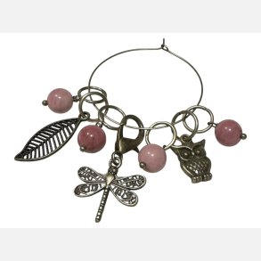 Maskemarkrsett Rosa/ Antikk messing